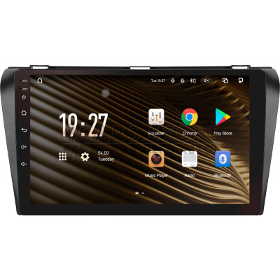 Штатна магнітола SIGMA S9464 ANDROID 12 4+64 Gb 4G DSP Mazda 3 1 BK 2003-2009 9"