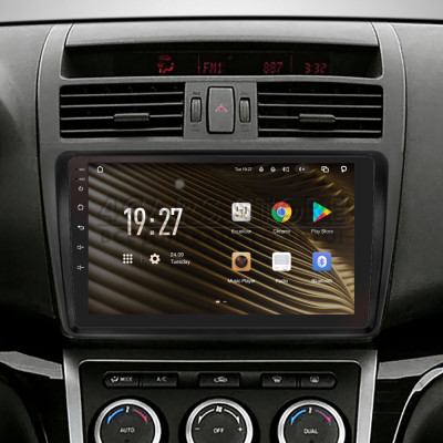 Штатна магнітола SIGMA S9464 ANDROID 12 4+64 Gb 4G DSP Mazda 6 2 GH 2007-2012 9"