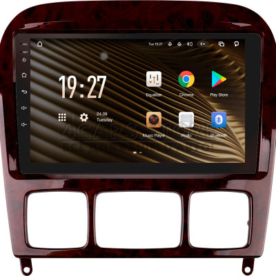 Штатна магнітола SIGMA S9464 ANDROID 12 4+64 Gb 4G DSP Mercedes Benz S-Class W220 VV220 1998-2005 9" (L1)
