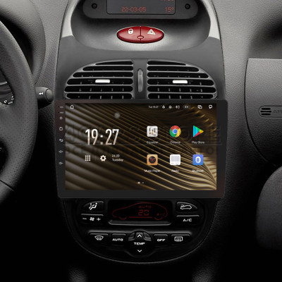 Штатна магнітола SIGMA S9464 ANDROID 12 4+64 Gb 4G DSP Peugeot 206 1998-2012 9" (L1)