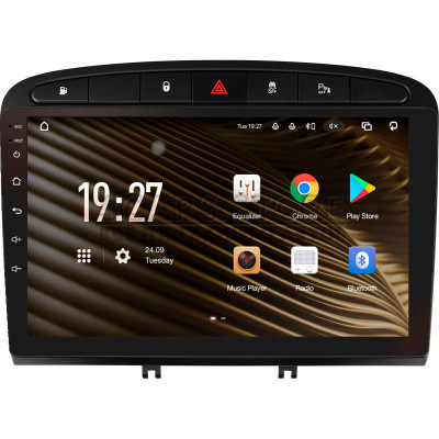 Штатна магнітола SIGMA S9464 ANDROID 12 4+64 Gb 4G DSP Peugeot 408 1 T7 2012-2020 For Peugeot 308 2007-2015 9"