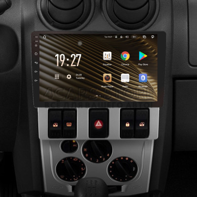 Штатная магнитола SIGMA S9464 ANDROID 12 4+64 Gb 4G DSP Renault Logan 1 2004-2009 9"
