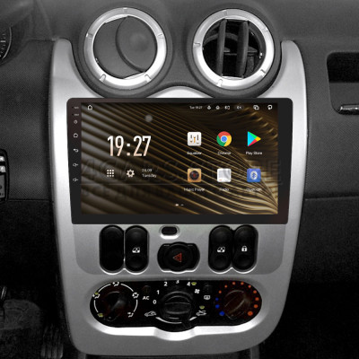 Штатная магнитола SIGMA S9464 ANDROID 12 4+64 Gb 4G DSP Renault Logan 1 Sandero For Dacia Duster 2009-2017 9"