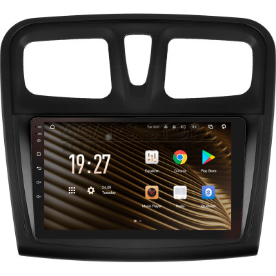 Штатная магнитола SIGMA S9464 ANDROID 12 4+64 Gb 4G DSP Renault Logan 2 2012-2022 Sandero 2 2013-2022 (F1) (A) 9"
