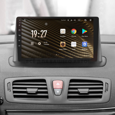 Штатна магнітола SIGMA S9464 ANDROID 12 4+64 Gb 4G DSP Renault Megane 3 2008-2014 9" (L1)