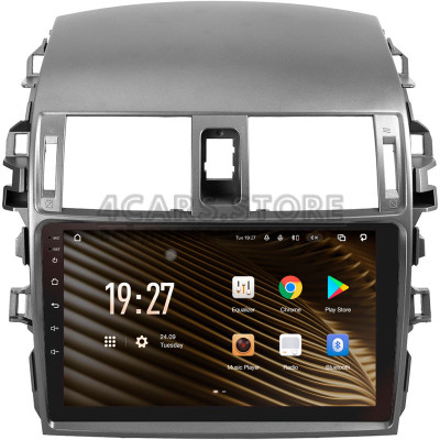 Штатна магнітола SIGMA S9464 ANDROID 12 4+64 Gb 4G DSP Toyota Corolla 10 E140 E150 2006-2013 (A) 9"
