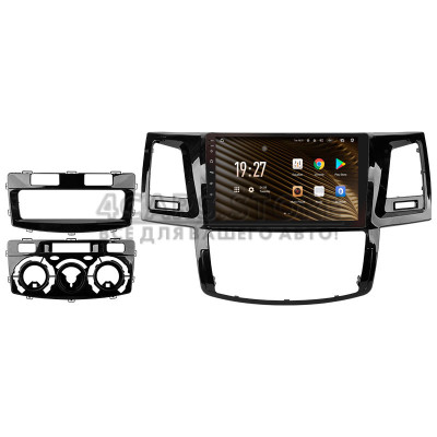 Штатная магнитола SIGMA S9464 ANDROID 12 4+64 Gb 4G DSP Toyota Fortuner 1 AN50 AN60 HILUX Revo Vigo (F2) 2005-2007 9"