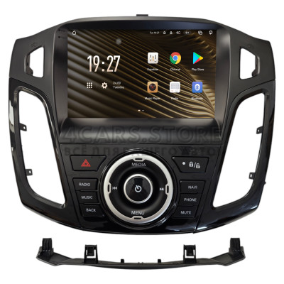 Штатная магнитола SIGMA S9464 ANDROID 12 4+64 Gb 4G DSP Ford Focus 3 2012-2019 A-MOD black UV 9"