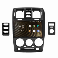 Штатна магнітола SIGMA S9464 ANDROID 12 4+64 Gb 4G DSP Hyundai GETZ 1 2002-2011 LHD BLACK 9"