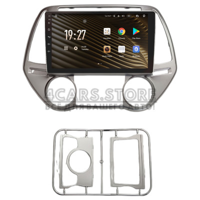 Штатная магнитола SIGMA S9464 ANDROID 12 4+64 Gb 4G DSP Hyundai i20 2012+ AT AC Sliver 9"