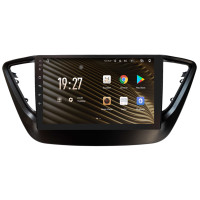 Штатна магнітола SIGMA S9464 ANDROID 12 4+64 Gb 4G DSP Hyundai Solaris 2 VERNA ACCENT 2016-2018 Black 9"