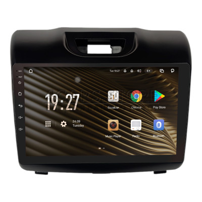 Штатна магнітола SIGMA S9464 ANDROID 12 4+64 Gb 4G DSP Isuzu D-MAX CHEVROLET S10 COLORADO BLAZER 2015-2018 (верхняя кнопка аварийки) 9"