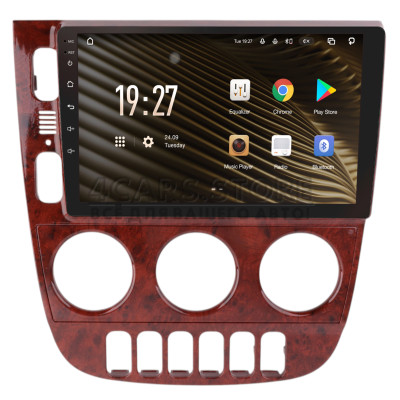 Штатна магнітола SIGMA S9464 ANDROID 12 4+64 Gb 4G DSP Mercedes Benz M-Class ML320 W163 ML320 2003-2005 LHD WOODEN 9"