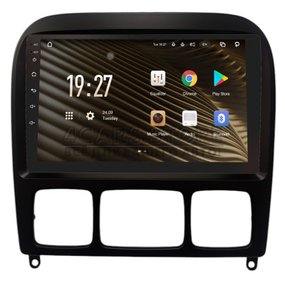 Штатна магнітола SIGMA S9464 ANDROID 12 4+64 Gb 4G DSP Mercedes Benz S CLASS (W220) 1998-2005 Black 9"