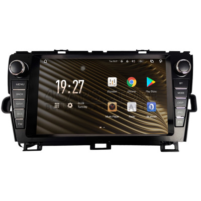 Штатна магнітола SIGMA S9464 ANDROID 12 4+64 Gb 4G DSP Toyota PRIUS 2010-2015 LHD Black and Silver B-MOD 9" (L1)