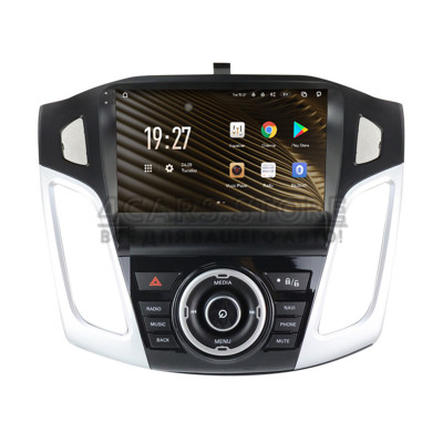 Штатна магнітола SIGMA S9464 ANDROID 12 4+64 Gb 4G DSP Ford Focus 3 2012-2019 A-MOD Silver UV 9"