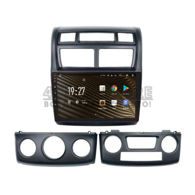Штатная магнитола SIGMA S9464 ANDROID 12 4+64 Gb 4G DSP Kia Sportage 2 2004-2010 black 9"