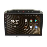 Штатная магнитола SIGMA S9464 ANDROID 12 4+64 Gb 4G DSP Peugeot 408 1 T7 2012-2020 For Peugeot 308 2007-2015 Silver 9"