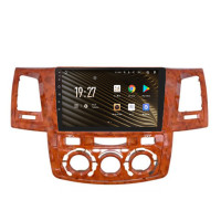 Штатная магнитола SIGMA S9464 ANDROID 12 4+64 Gb 4G DSP Toyota Fortuner 1 AN50 AN60 HILUX Revo Vigo 2008-2014 brown 9"