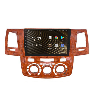 Штатная магнитола SIGMA S9464 ANDROID 12 4+64 Gb 4G DSP Toyota Fortuner 1 AN50 AN60 HILUX Revo Vigo 2008-2014 brown 9"