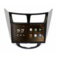 Штатна магнітола SIGMA S9464 ANDROID 12 4+64 Gb 4G DSP Hyundai Solaris 1 2010-2016 Silver+Black 9"