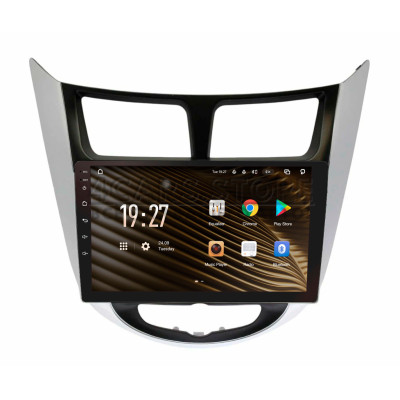 Штатна магнітола SIGMA S9464 ANDROID 12 4+64 Gb 4G DSP Hyundai Solaris 1 2010-2016 Silver+Black 9"