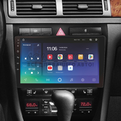 Штатна магнітола SIGMA X9464 ANDROID 10 4+64 Gb 4G DSP Audi A6 2 1997-2004 S6 2 1999-2004 RS6 1 2002-2006 9"