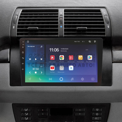 Штатная магнитола SIGMA X9464 ANDROID 10 4+64 Gb 4G DSP BMW X5 E39 E53 1999 - 2006 9"