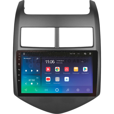 Штатна магнітола SIGMA X9464 ANDROID 10 4+64 Gb 4G DSP Chevrolet Aveo 2 2011-2015 9"