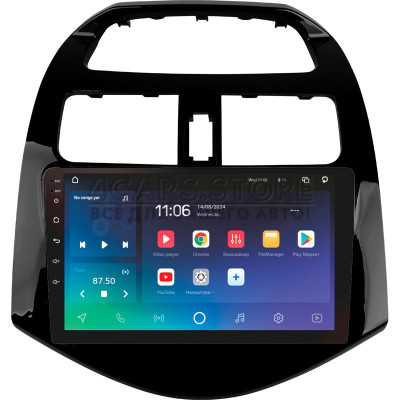 Штатна магнітола SIGMA X9464 ANDROID 10 4+64 Gb 4G DSP Chevrolet Spark M300 2009 - 2016 (F1) 9"