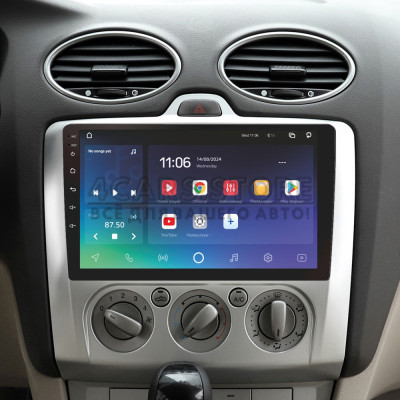 Штатная магнитола SIGMA X9464 ANDROID 10 4+64 Gb 4G DSP Ford Focus 2 Mk 2 2004-2011 (F1) 9"