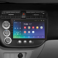 Штатна магнітола SIGMA X9464 ANDROID 10 4+64 Gb 4G DSP Honda Civic 7 2000-2006 9"