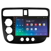 Штатна магнітола SIGMA X9464 ANDROID 10 4+64 Gb 4G DSP Honda Civic 7 2000-2006 9"