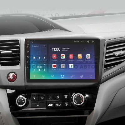 Штатна магнітола SIGMA X9464 ANDROID 10 4+64 Gb 4G DSP Honda Civic 9 FB FK FD 2011-2015 9"