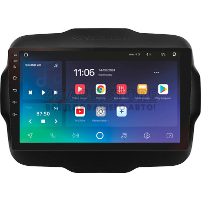 Штатна магнітола SIGMA X9464 ANDROID 10 4+64 Gb 4G DSP Jeep Renegade 2014-2018 9"