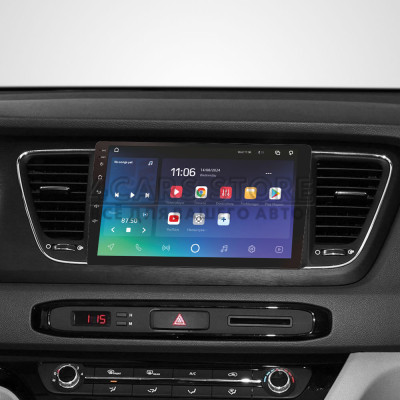 Штатная магнитола SIGMA X9464 ANDROID 10 4+64 Gb 4G DSP Kia Carnival 3 YP (F1) 2014-2021 (B) 9"