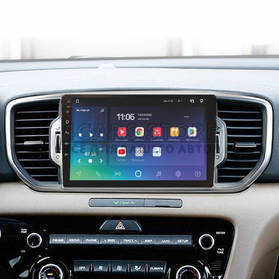 Штатная магнитола SIGMA X9464 ANDROID 10 4+64 Gb 4G DSP Kia Sportage 4 QL 2016-2018 (A) 9"