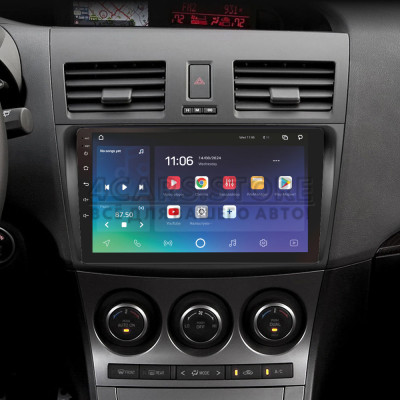 Штатна магнітола SIGMA X9464 ANDROID 10 4+64 Gb 4G DSP Mazda 3 2 2009-2013 9"