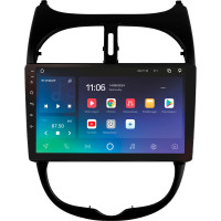 Штатна магнітола SIGMA X9464 ANDROID 10 4+64 Gb 4G DSP Peugeot 206 1998-2012 9" (L1)