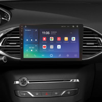 Штатна магнітола SIGMA X9464 ANDROID 10 4+64 Gb 4G DSP Peugeot 308 T9 308S 2013-2017 9"