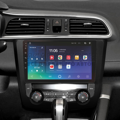 Штатна магнітола SIGMA X9464 ANDROID 10 4+64 Gb 4G DSP Renault Kadjar 2015-2017 9"