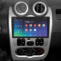 Штатна магнітола SIGMA X9464 ANDROID 10 4+64 Gb 4G DSP Renault Logan 1 Sandero For Dacia Duster 2009-2017 9"