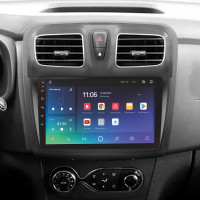 Штатна магнітола SIGMA X9464 ANDROID 10 4+64 Gb 4G DSP Renault Logan 2 2012-2022 Sandero 2 2013-2022 (F1) (A) 9"