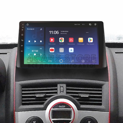 Штатная магнитола SIGMA X9464 ANDROID 10 4+64 Gb 4G DSP Renault Megane 2 2002-2009 9"