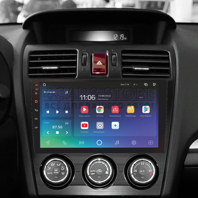 Штатна магнітола SIGMA X9464 ANDROID 10 4+64 Gb 4G DSP Subaru Forester 4 SJ 2012-2015 (A) 9"