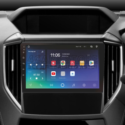 Штатна магнітола SIGMA X9464 ANDROID 10 4+64 Gb 4G DSP Subaru Forester 5 2018-2023 9"