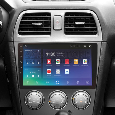 Штатная магнитола SIGMA X9464 ANDROID 10 4+64 Gb 4G DSP Subaru Impreza GD GG 2002-2007 9"