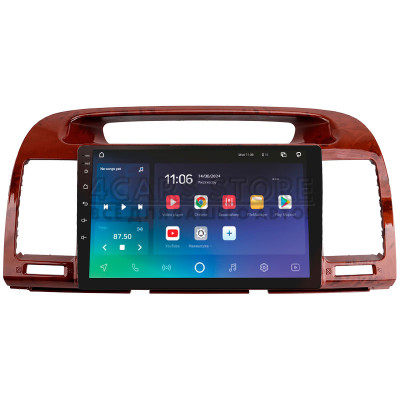Штатна магнітола SIGMA X9464 ANDROID 10 4+64 Gb 4G DSP Toyota Camry 5 XV 30 2001-2006-B 9"