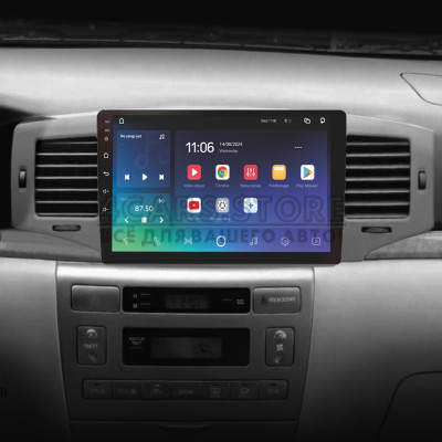Штатная магнитола SIGMA X9464 ANDROID 10 4+64 Gb 4G DSP Toyota Corolla 9 E120 2004-2006 9"