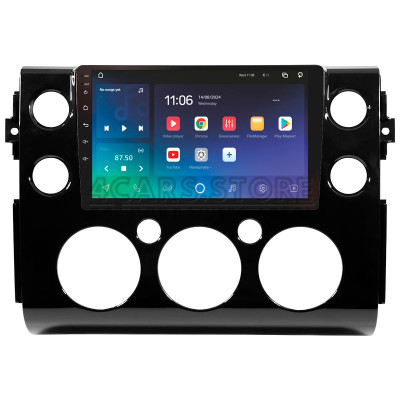 Штатная магнитола SIGMA X9464 ANDROID 10 4+64 Gb 4G DSP Toyota FJ Cruiser J15 2006-2020 (F2) 9"